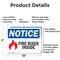 Signmission Fire Riser Inside OSHA Notice Sign, Aluminum, 10in W x 7in L, 2PK OS-2PACK-NS-A-710-L-12649 - alternate 6